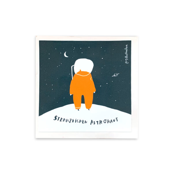 Sticker STERNZEICHEN ASTRONAUT